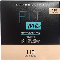 Phấn Nền Kiềm Dầu Chống Nắng 12H SPF 28 PA+++ Mịn Lì Lâu Trôi Fit Me Maybelline New York Compact Powder 6g