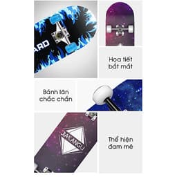 Ván Trượt 80 cm - Ván Trượt Có Nhám Chống Trượt, Ván Trượt Gỗ Chống Nước Cực Tốt Chịu Lực Tốt, Ván trượt người lớn, ván trượt thế thao, ván trượt skate board, thể thao ngoài trời