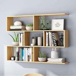 Kệ Sách Gỗ Treo Tường 4 Tầng Đơn Giản Mà Đẹp SIB DECOR (Nhiều màu)