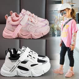 Giày thể thao bé gái và bé trai cao cấp từ 3 - 16 tuổi siêu nhẹ đàn hồi kháng khuẩn kiểu dáng thời trang G25