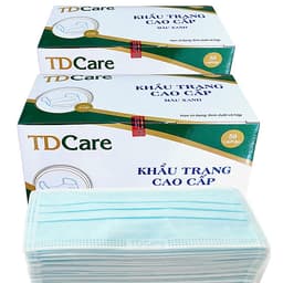BỘ 2 HỘP KHẨU TRANG Y TẾ TDCare -4 LỚP (XANH/ TRẮNG/ XÁM)