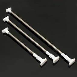 Thanh treo rèm cửa inox đa năng, không cần khoan tường hay bắt vít, thay đổi vị trí linh hoạt HT03