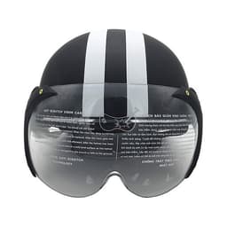 Mũ Bảo Hiểm Thời Trang 1/2 Đầu Có Kính Chita CT6B1 (K) Tem Hình GP Edition Năng Động, Thời Trang - Hàng Chính Hãng