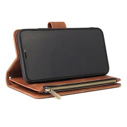 For iPhone 11 iPhone 11 pro iPhone 11 pro max PU Leather Side Magnetic Buckle Multi-card Bracket Full Protective Case with Zipper Wallet Style:iPhone 11 Pro