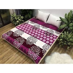 Thảm Lông Cừu Trải Giường, Thảm Trải Giường Mùa Đông Dùng Thay Đệm Hoặc Trải lên Đệm, Thảm Giường Đa Năng Sunzin Chần Bông Dày Dặn Đủ Kích Cỡ