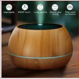 Máy Xông Tinh Dầu Có Loa Bluetooth Kết Nối Với Điện Thoại Nghe Nhạc Cực Hay, Máy Khuếch Tán Tinh Dầu Cho Phòng Lớn Thể Tích 1000ML, Có Remote Điều Khiển Từ Xa và Đèn LED Biến Đổi Màu Cực Đẹp
