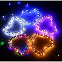 Đèn led đom đóm fairy light dây đồng trang trí decor phòng, cắm trại tạo không gian cổ tích lãng mạn