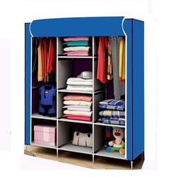 Tủ Quần Áo miDoctor Cải Tiến Thế Hệ Mới, Tủ Vải Quần Áo 3 Buồng 8 Ngăn 1,7m Cao Cấp