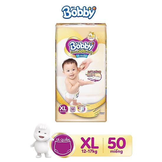 Tã Bobby Quần Extra Soft Dry 