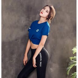 Set Bộ đồ quần Legging áo thun thể thao nữ  ( Đồ Tập Gym, Yoga, Aerobic )