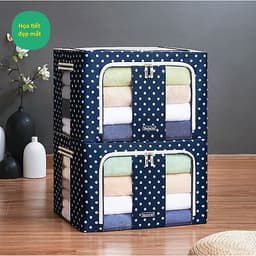 Túi Đựng Chăn Màn (Được Chọn Màu) - Hộp Đựng Quần Áo Khung Sắt Gấp Gọn miDoctor - Tủ Vải Chăn Màn Tiện Lợi