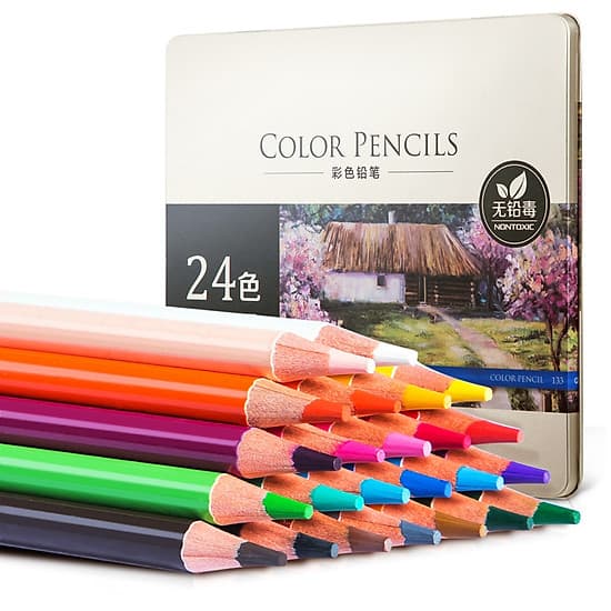 Bút Chì Màu Gốc Dầu Cao Cấp Deli  6565/6566/6567/6568