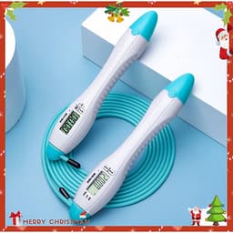 Dây nhảy lõi thép Cleacco tự động đếm số , đếm giờ , tích hợp đo calo , quãng đường