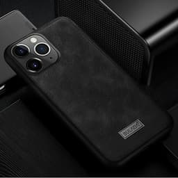 Ốp Lưng Da SULADA Viền silicon cho iPhone 11 Pro Max - Hàng Chính Hãng