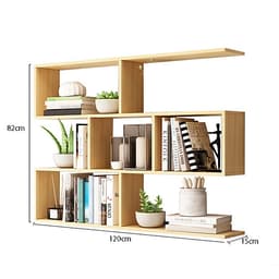 Kệ Sách Gỗ Treo Tường 4 Tầng Đơn Giản Mà Đẹp SIB DECOR (Nhiều màu)