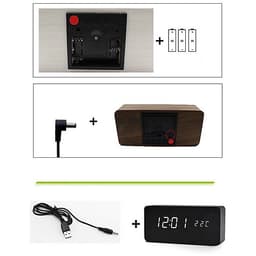 Đồng hồ để bàn led báo thức thông minh
