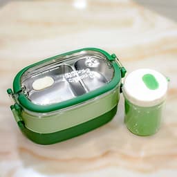 Hộp Cơm Giữ Nhiệt INOX304 Hiện Đại Kèm Hộp Đựng Canh Soup