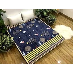 Thảm Lông Cừu Trải Giường, Thảm Trải Giường Mùa Đông Dùng Thay Đệm Hoặc Trải lên Đệm, Thảm Giường Đa Năng Sunzin Chần Bông Dày Dặn Đủ Kích Cỡ