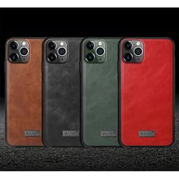 Ốp Lưng Da SULADA Viền silicon cho iPhone 11 Pro Max - Hàng Chính Hãng