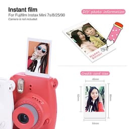 Giấy Film In Ảnh Tức Thì Trắng Fujifilm Instax Mini Cho Fujifilm Instax Mini 7s/8/25/90/9 (20 Cái)