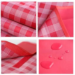 THẢM DÃ NGOẠI, DU LỊCH, PICNIC CAO CẤP - Chống thấm nước, họa tiết caro, gấp gọn tiện lợi - 2 kích thước khách chọn màu!