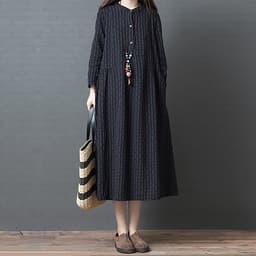Váy Nữ Dáng Dài Oversized Kiểu Boho