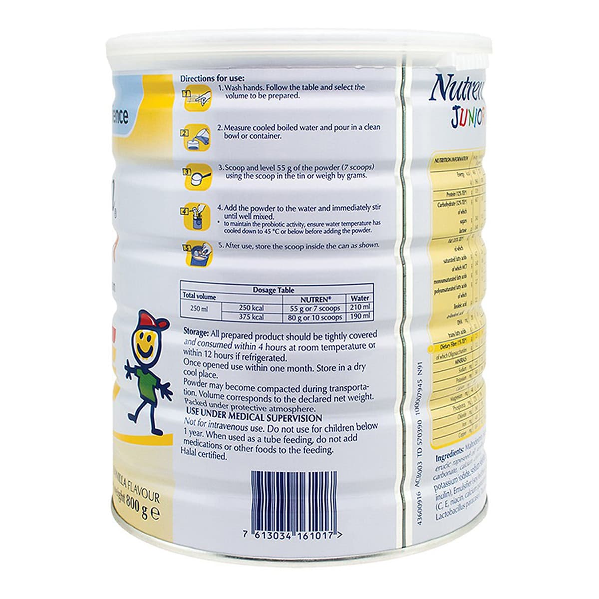 Sản Phẩm Dinh Dưỡng Nestle Nutren Junior (800g)