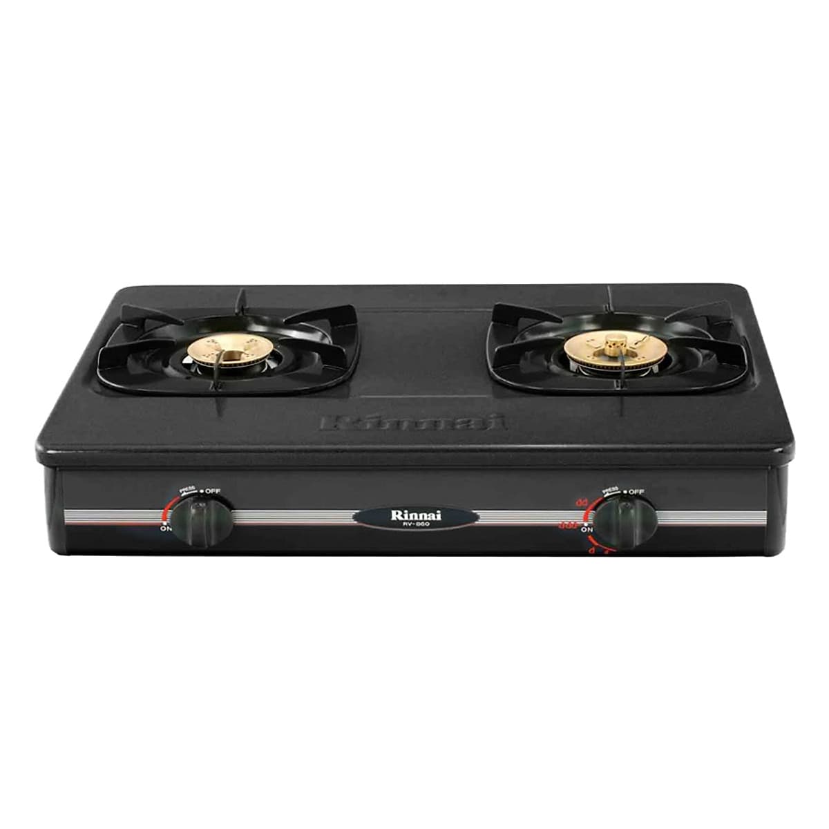 Bếp Gas Dương Rinnai RV-860GSB - Đen - Hàng Chính Hãng