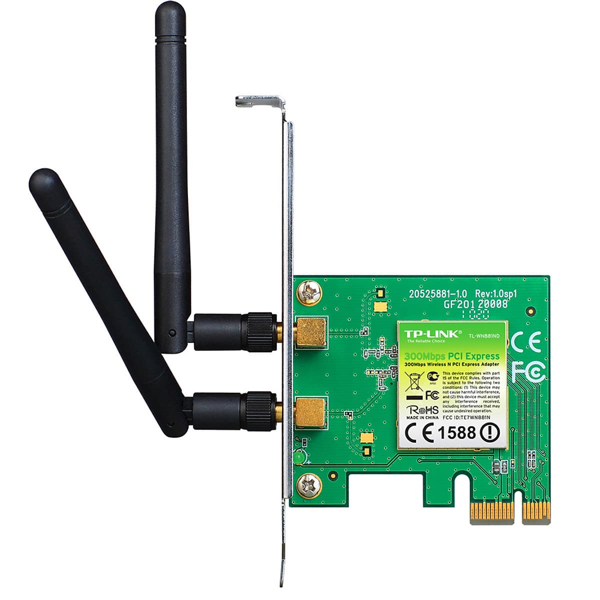 TP-Link  TL-WN881ND – Bộ Chuyển Đổi PCI Express Chuẩn N Tốc Độ 300Mbps - Hàng Chính Hãng