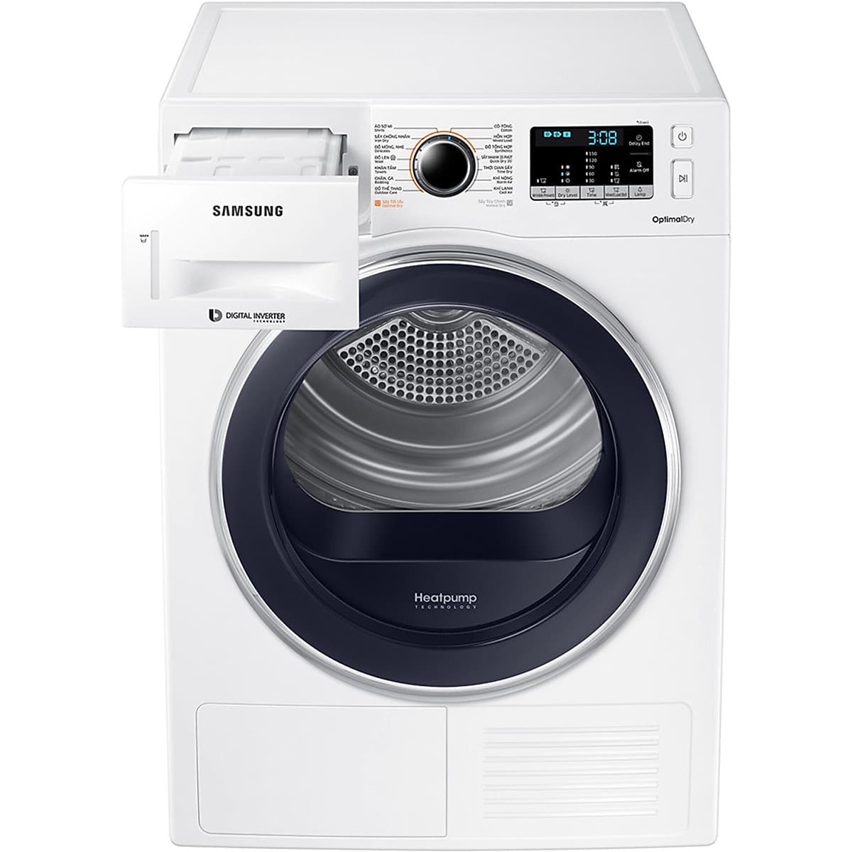 Máy Sấy Samsung 9kg DV90M5200QW/SV - Chỉ Giao HCM