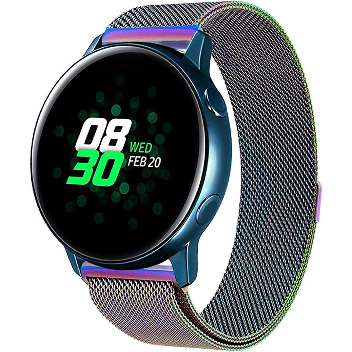 For Samsung Galaxy Watch Active 20mm Replacement Stainless Steel Watch Band Strap