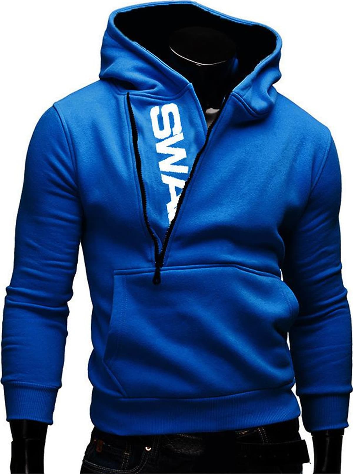 Áo Hoodies Nam Dây Kéo Cách Điệu Dài Tay Kèm Quần Dành Cho Mùa Đông