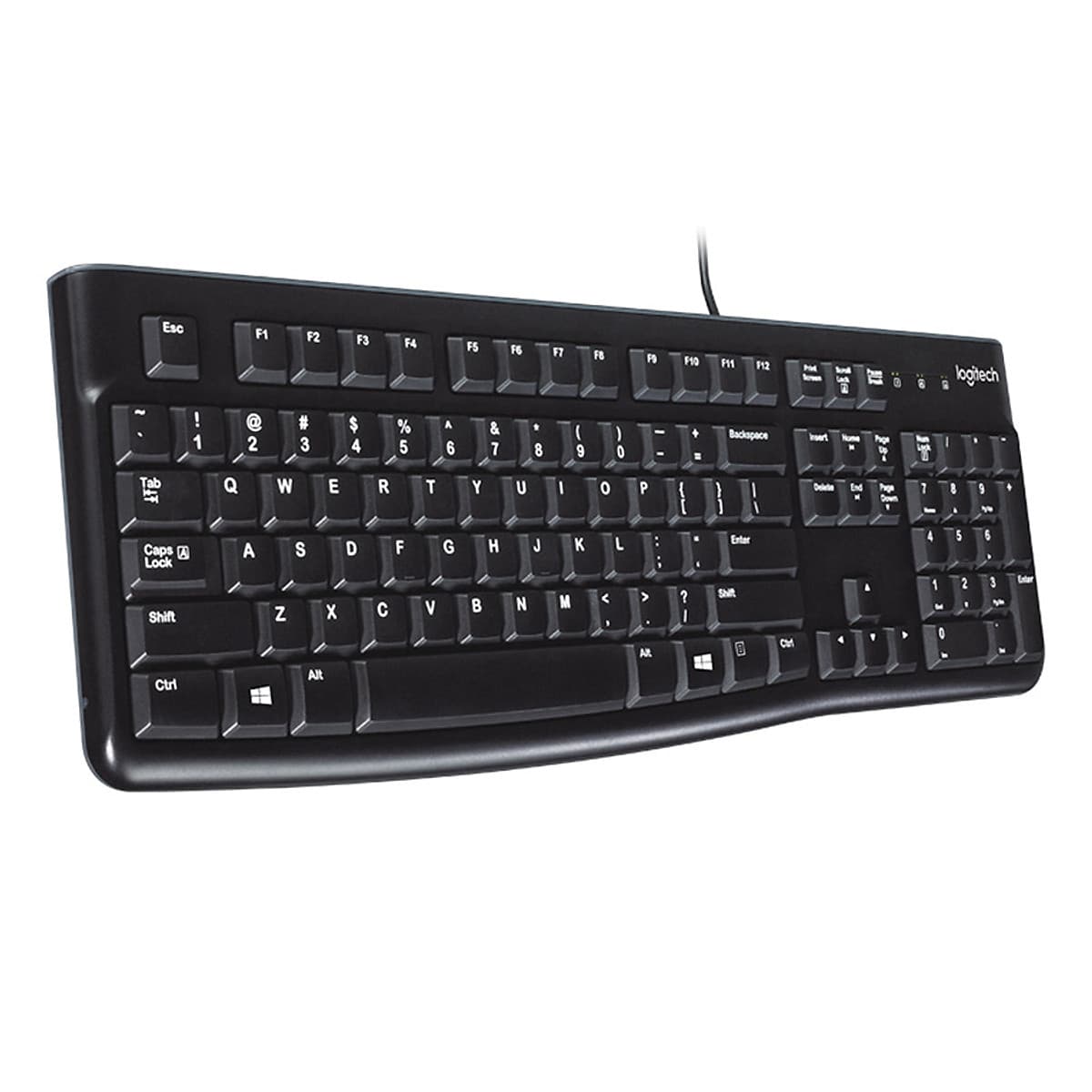 Bàn Phím Có Dây Logitech K120 Chân USB - Hàng Chính Hãng