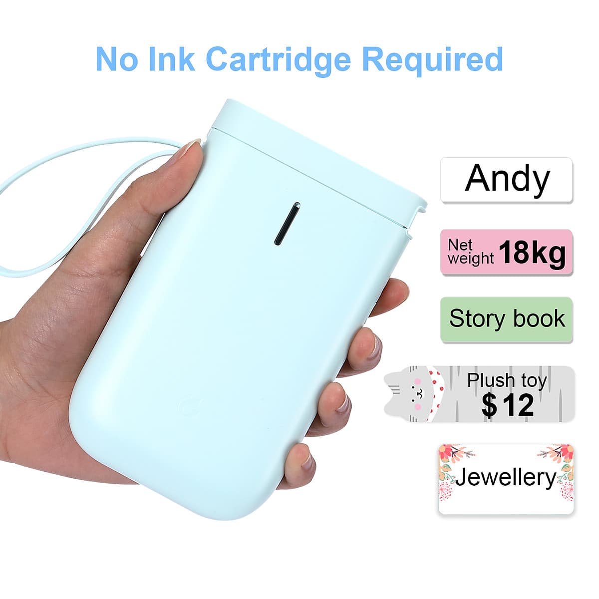  Máy In Nhãn Di Động Bỏ Túi D11 Tương Thích Với Smart Phone Hệ Điều Hành iOS Android