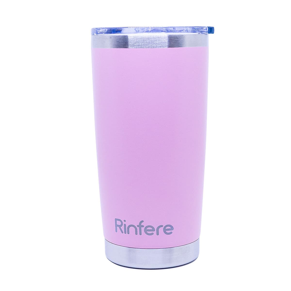 Ly Giữ Nhiệt Nắp Trượt Chống Tràn Rinfere - Tặng Kèm Ống Hút Không Gỉ, Dụng Cụ Vệ Sinh Ông Hút (590ml)