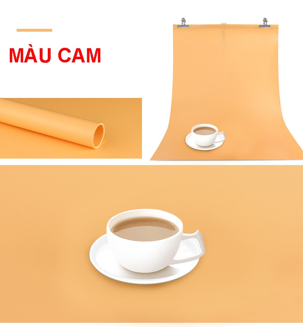 Phông nền nhựa PVC trơn kích thước 70x140cm treo giá khung chụp ảnh sản phẩm đủ màu sắc 