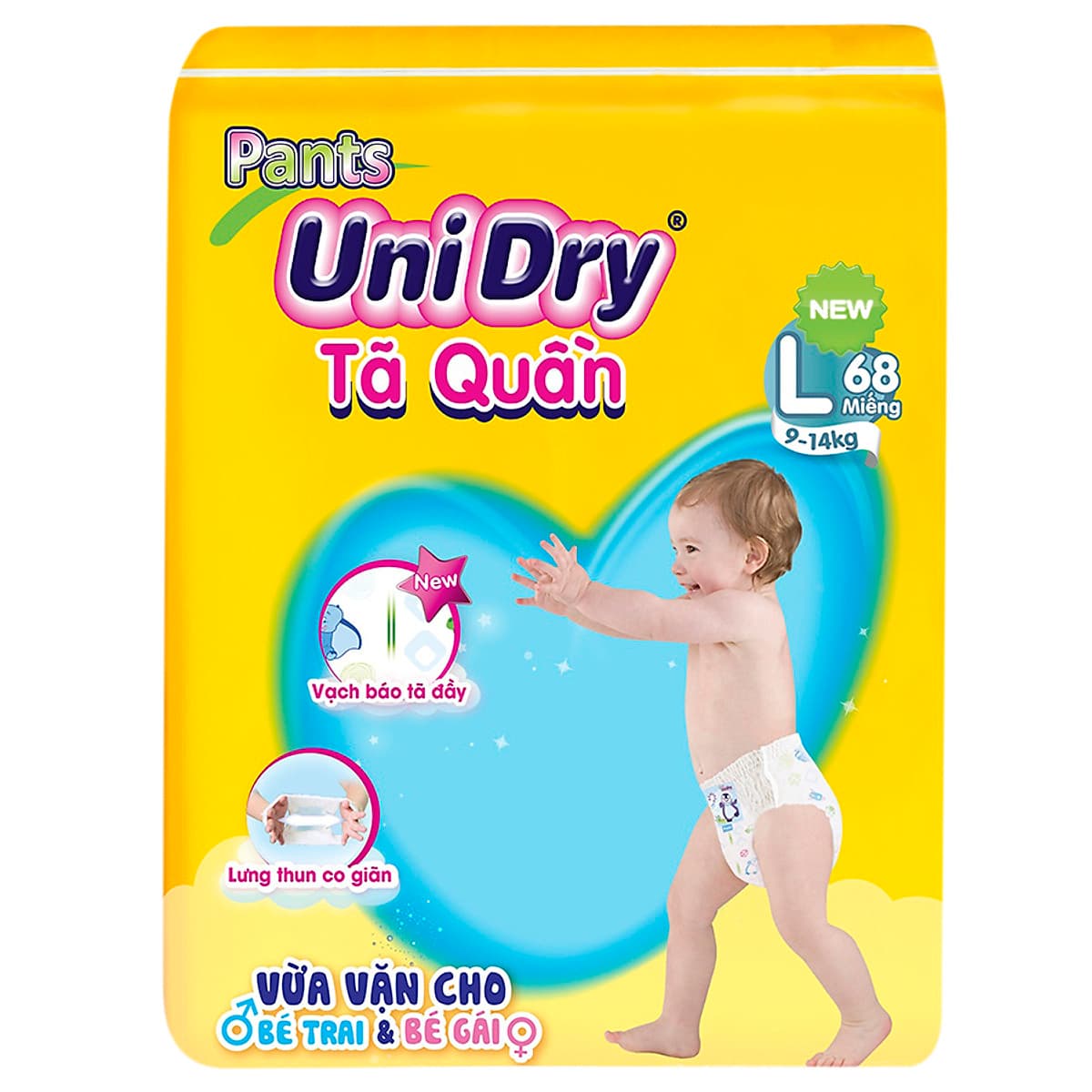 Tã Quần Unidry Ultra Jumbo L68 (68 Miếng)