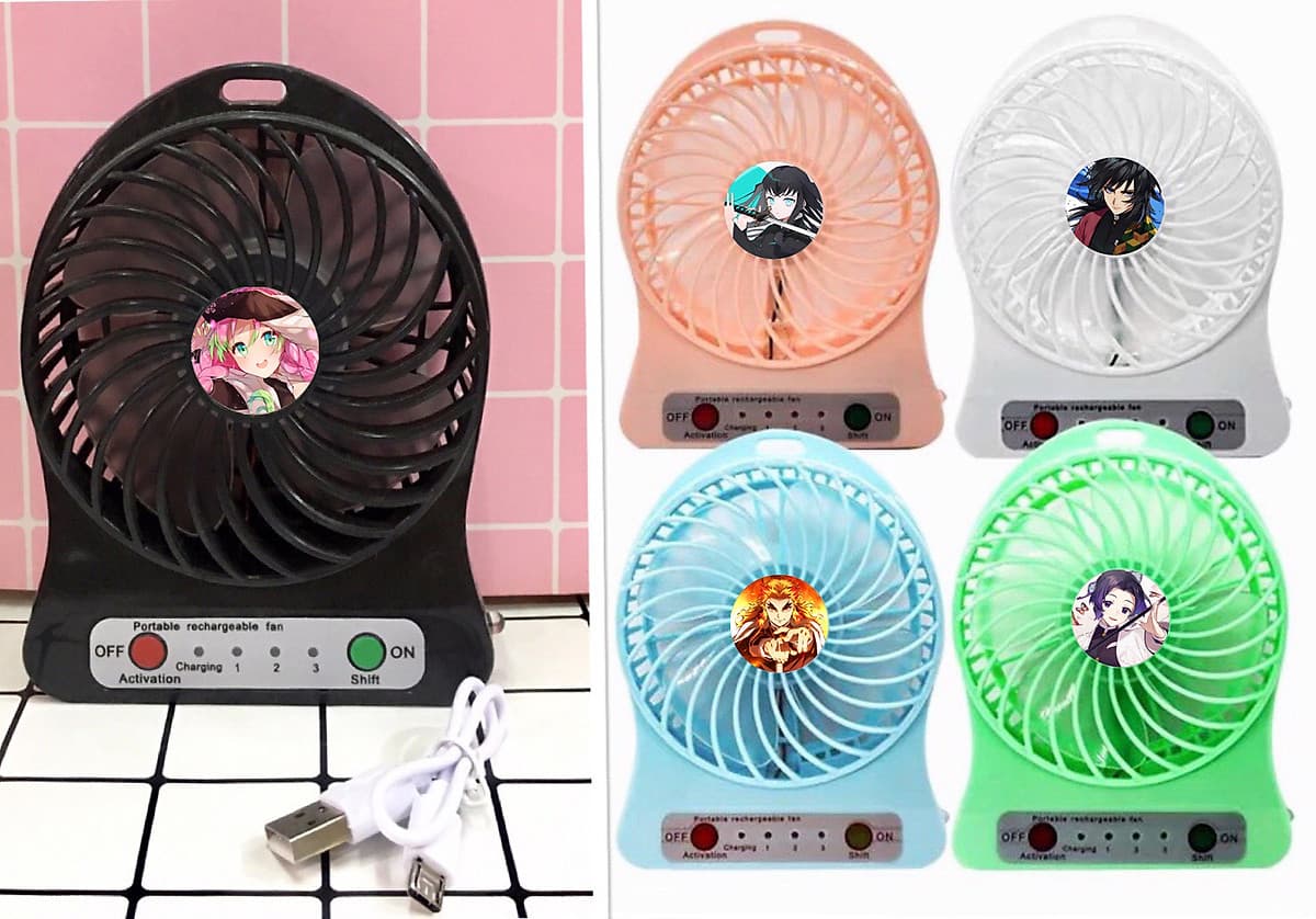 Qụat Kimetsu no Yaiba sạc điện mini 3 tốc độ