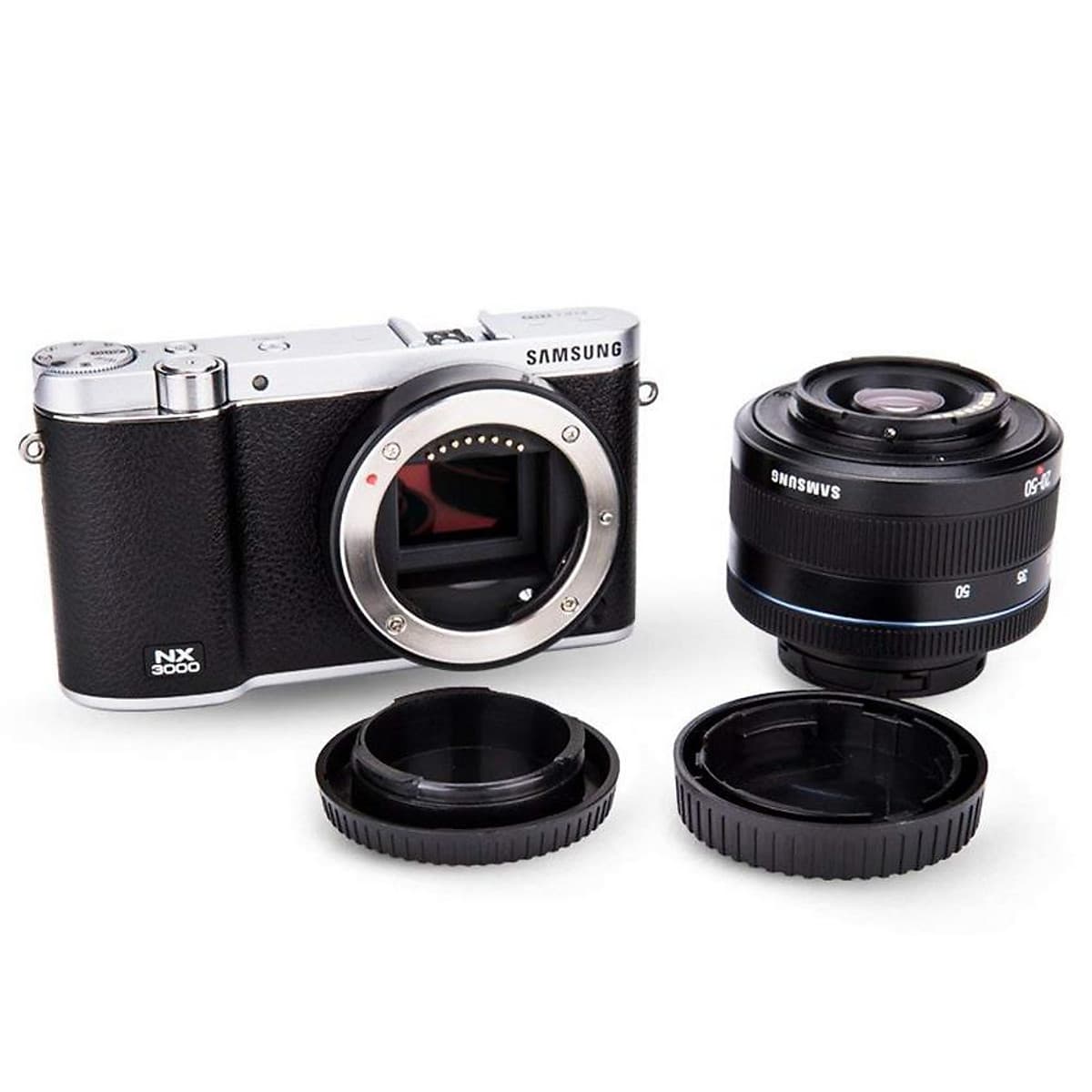 Nắp sau lens + Nắp body 