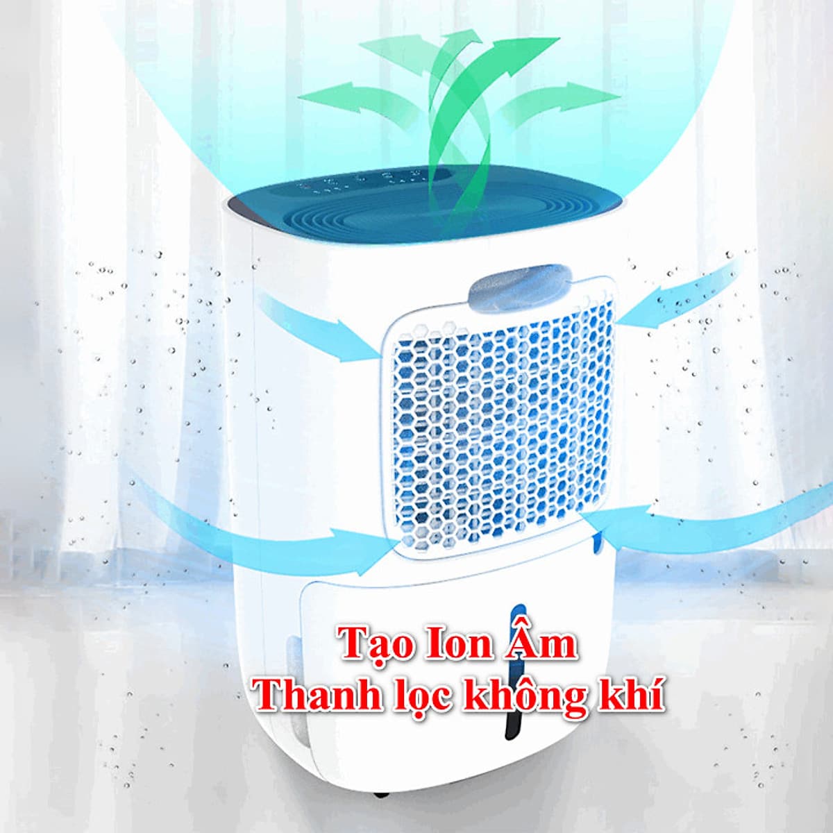 Máy hút ẩm không khí Deye DY-612S công nghệ mới độ ồn siêu thấp, thanh lọc ion âm, hẹn giờ thông minh Hàng Chính Hãng