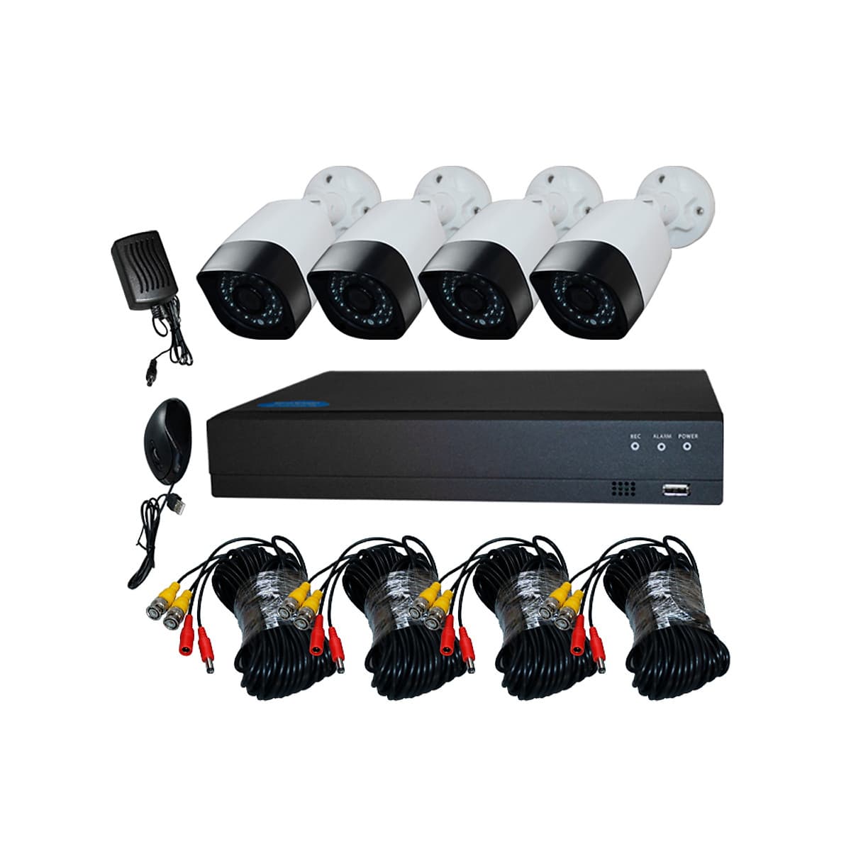 Bộ Kit Camera AHD 2.0Mp Full HD - Trọn Bộ Camera AHD 4 Kênh + Kèm Ổ Cứng 500GB