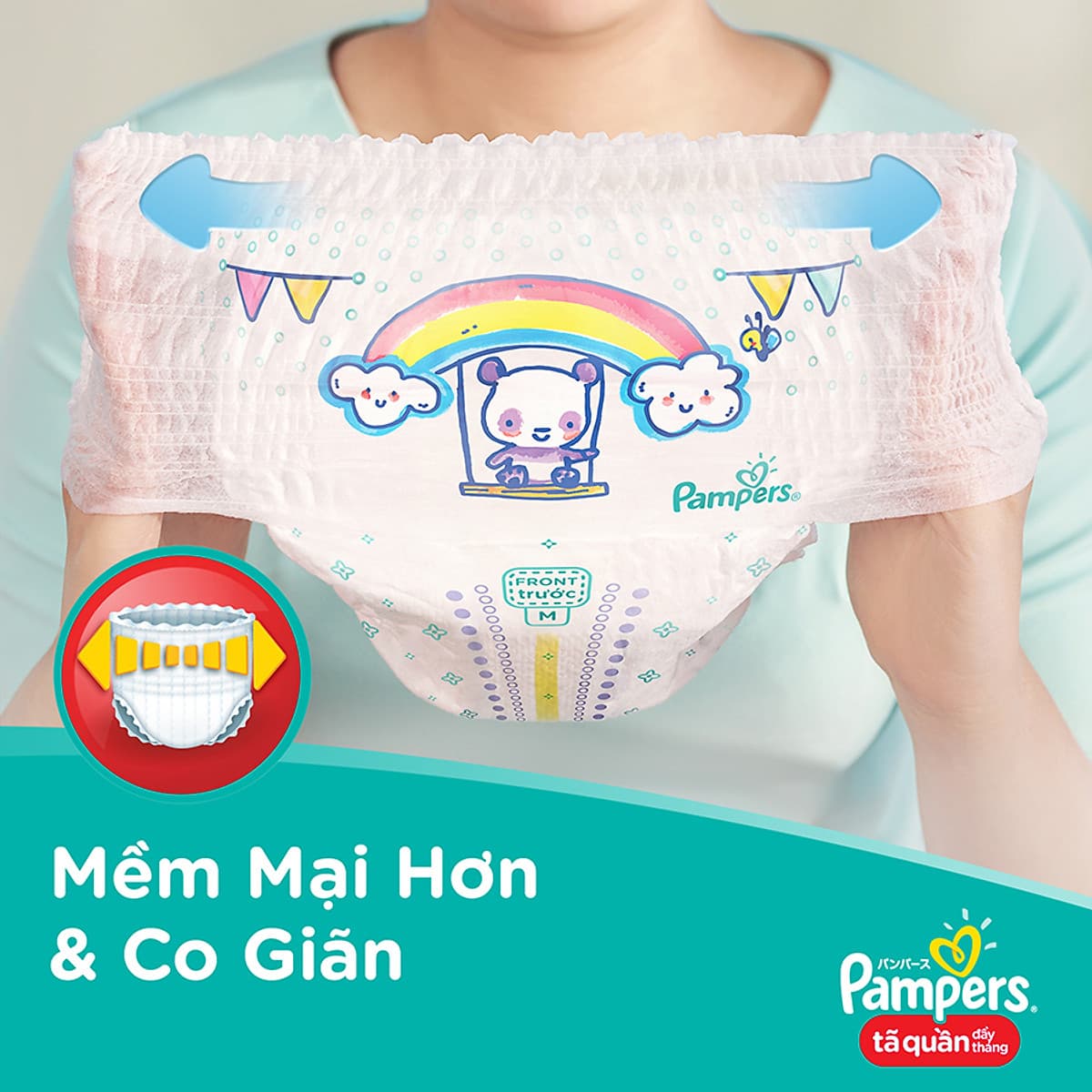 Tã Quần Pampers Giữ Dáng Mới Gói Lớn L36 (36 Miếng)