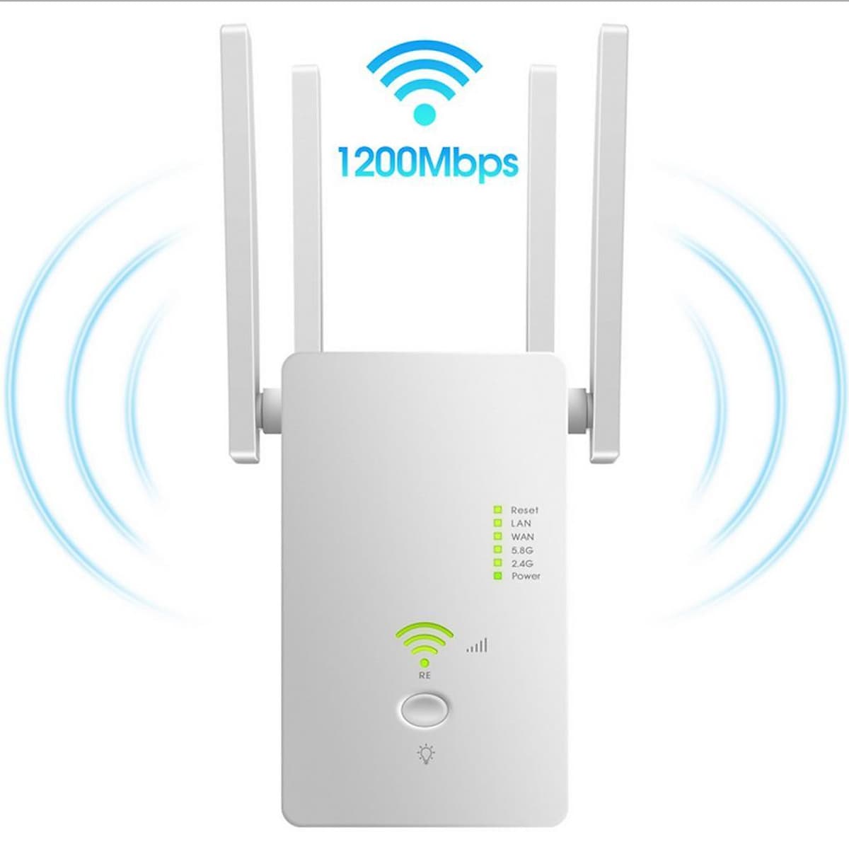1200Mbps Wifi Repeater 802.11 AP Router Extender Signal Booster Range
