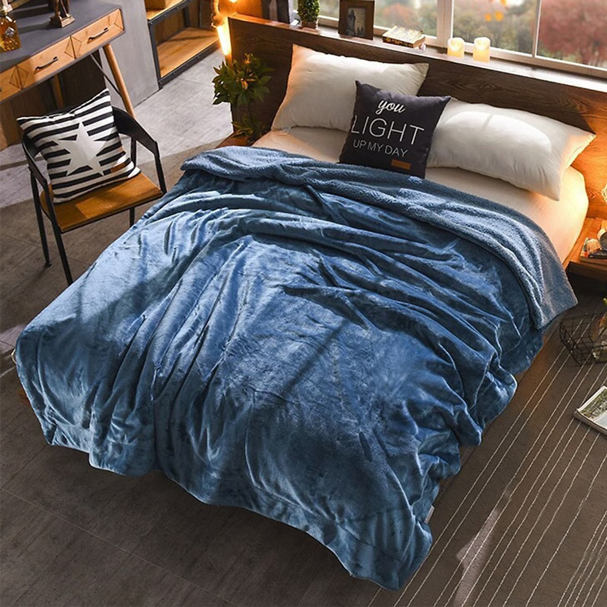Chăn Lông Cừu Siêu Mềm Mịn (2m x 2m3)