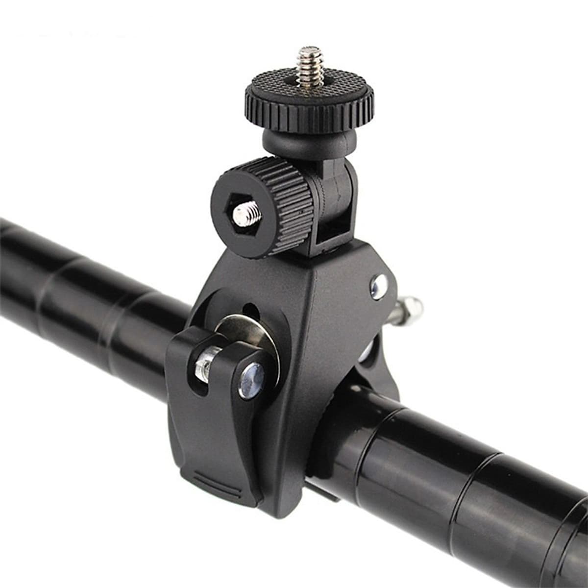 Kẹp chuẩn ốc 1/4 gắn máy ảnh lên ghi đông xe