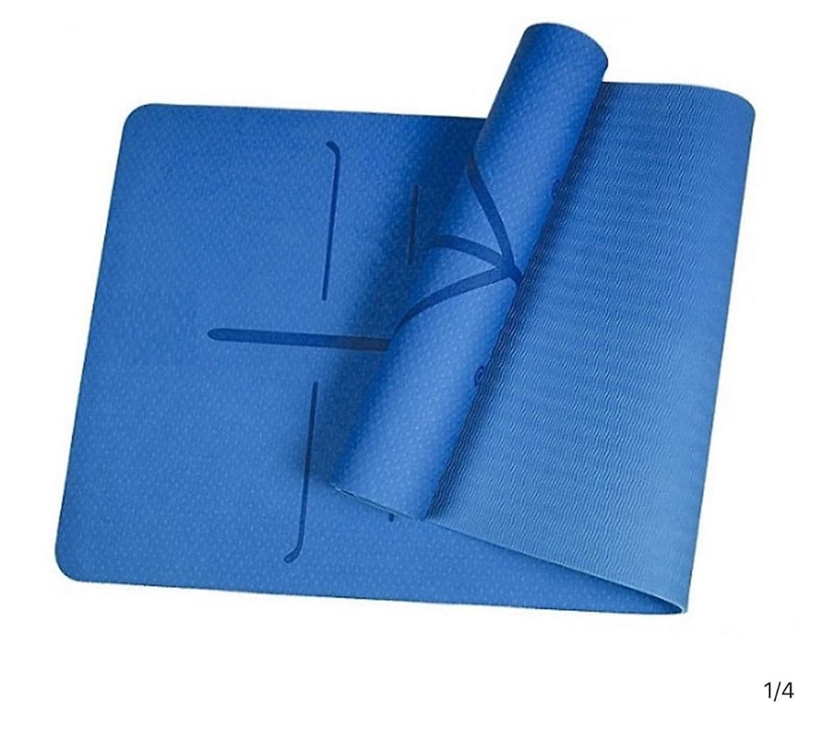 Thảm tập yoga định tuyến 6mm TPE  kèm túi đựng