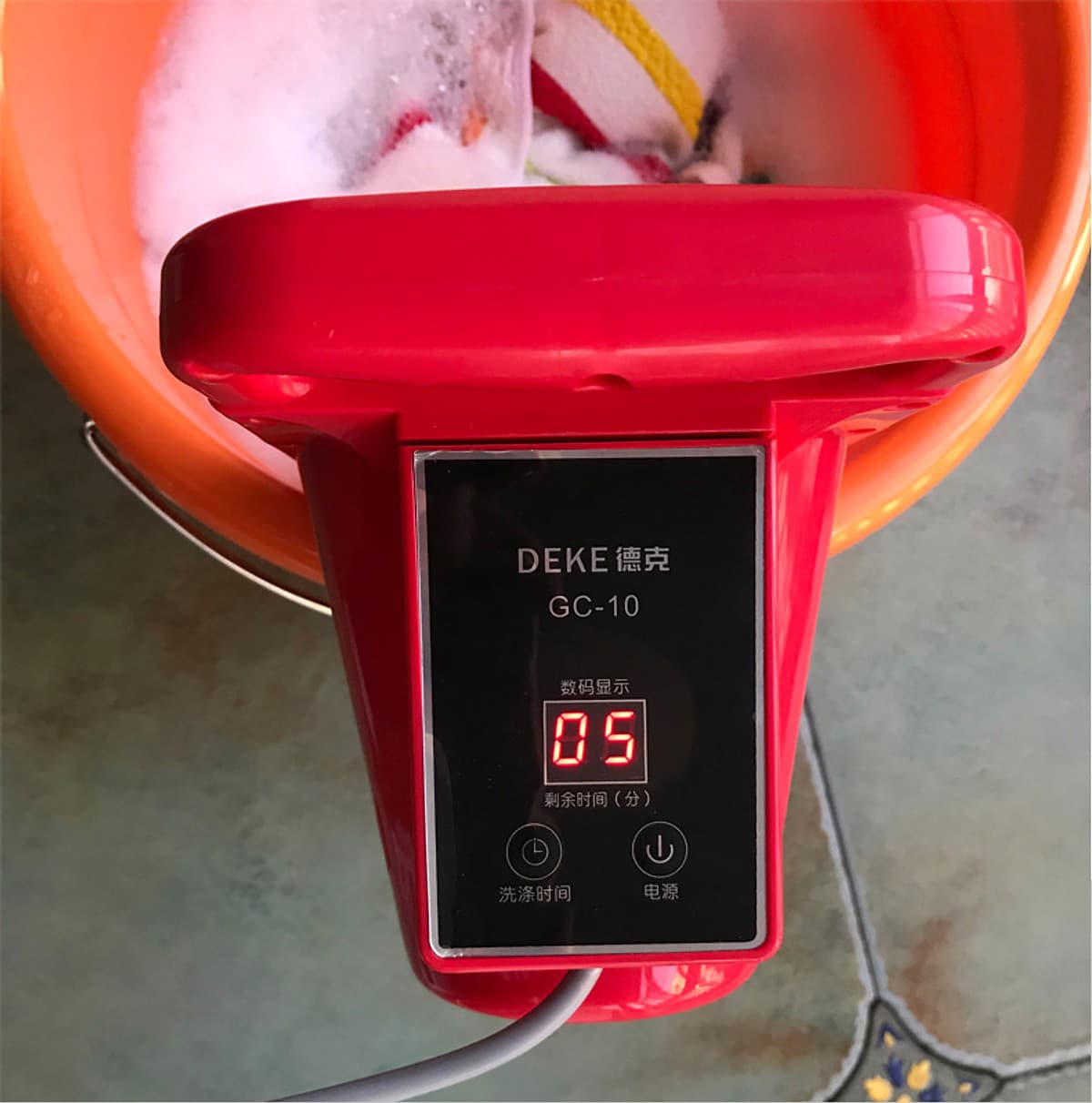 Máy giặt mini tại xô DEKE GT-16AC tiết kiệm điện cho sinh viên và em bé có hẹn giờ và đảo chiều
