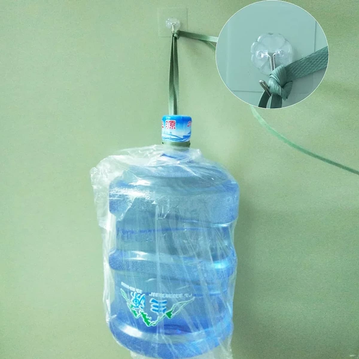 Bộ 25 Móc dán tường, dính tường trong suốt Siêu chắc, siêu chịu lực loại 10kg