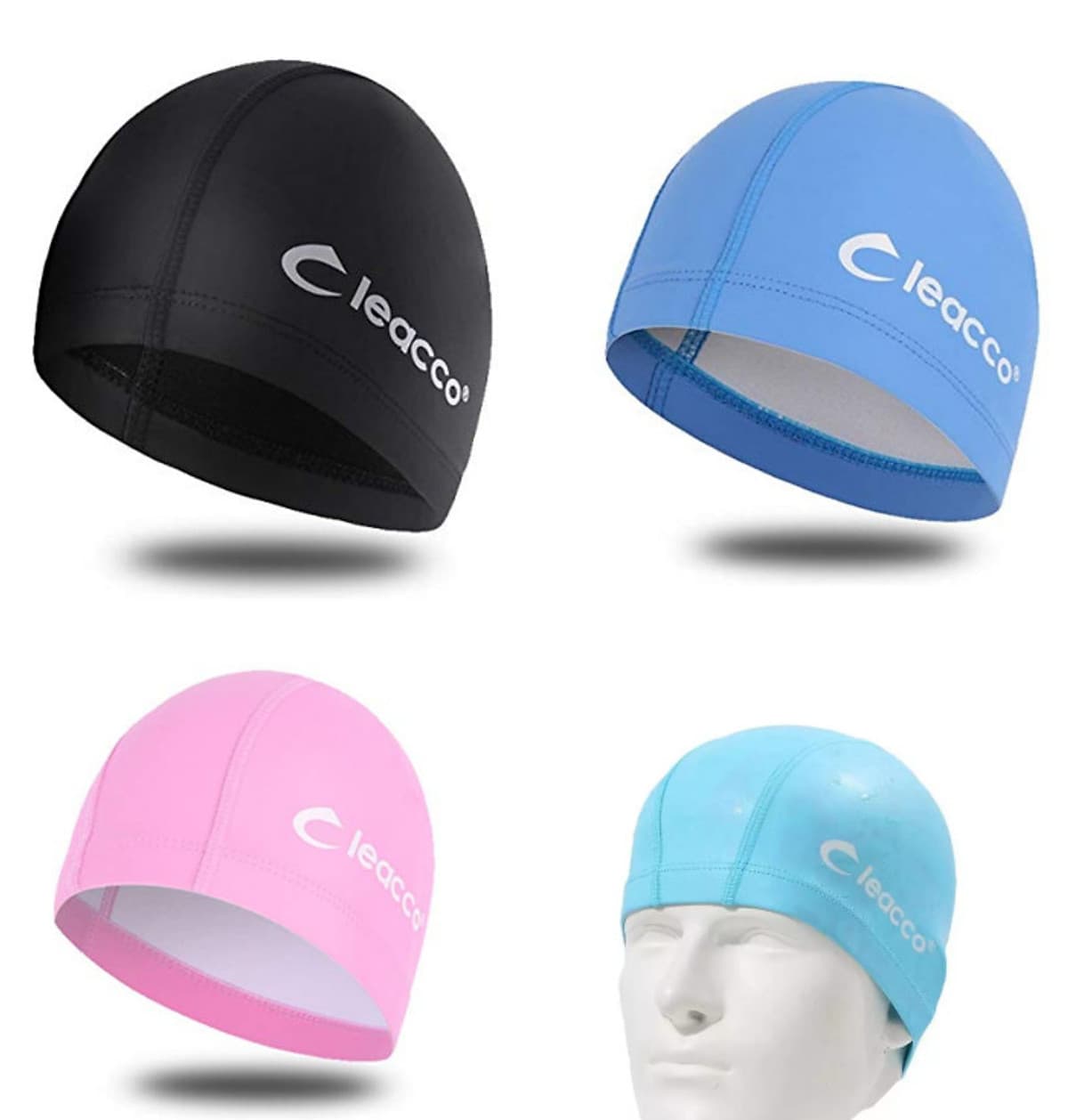 Nón Bơi Vải PU co dãn cao cấp, độ đàn hồi cao, bền đẹp , phù hợp với các bạn không quen loại nịt chặt Yesure Cleacco Cao Cấp Chống Thấm Nước , Mềm Mại - Hàng Chính Hãng