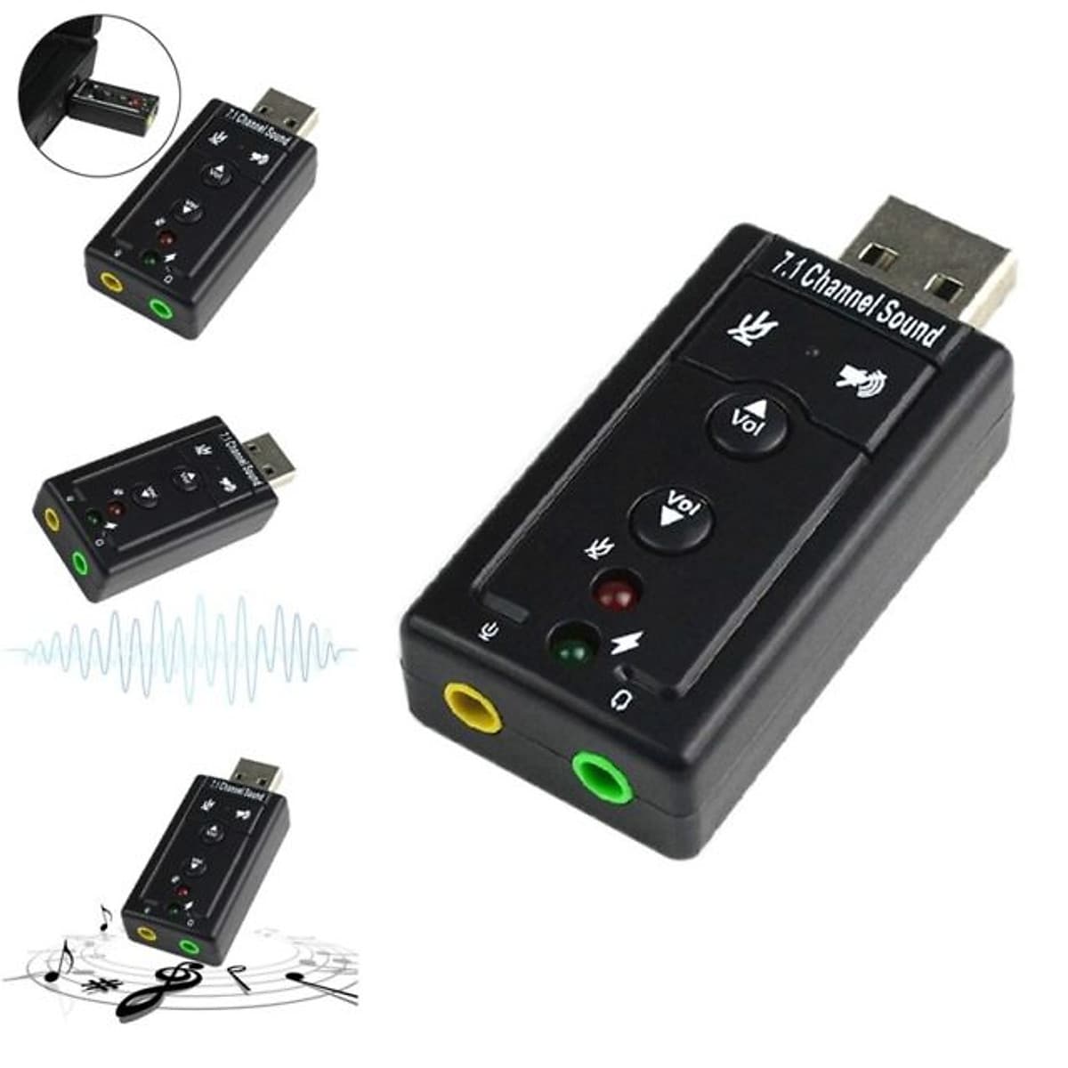USB Sound - Card Âm Thanh 7.1